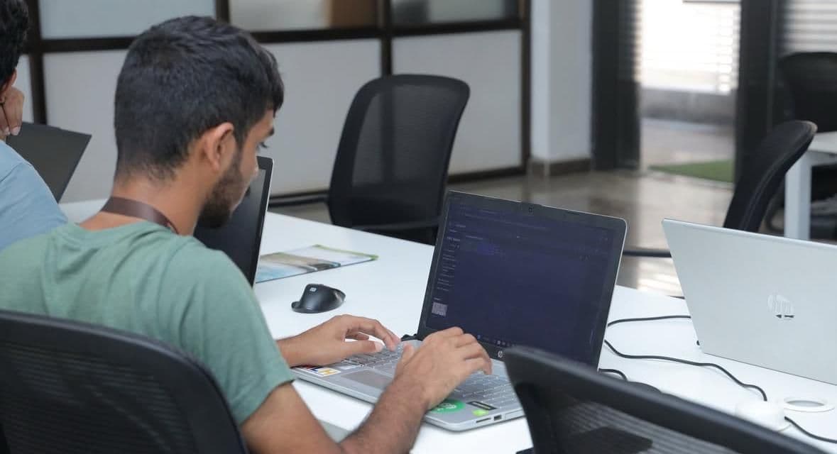 Developer at work